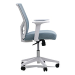 Alera Fixed Arm Fabric Task Chair, Seafoam Blue (ALEWS42B77)