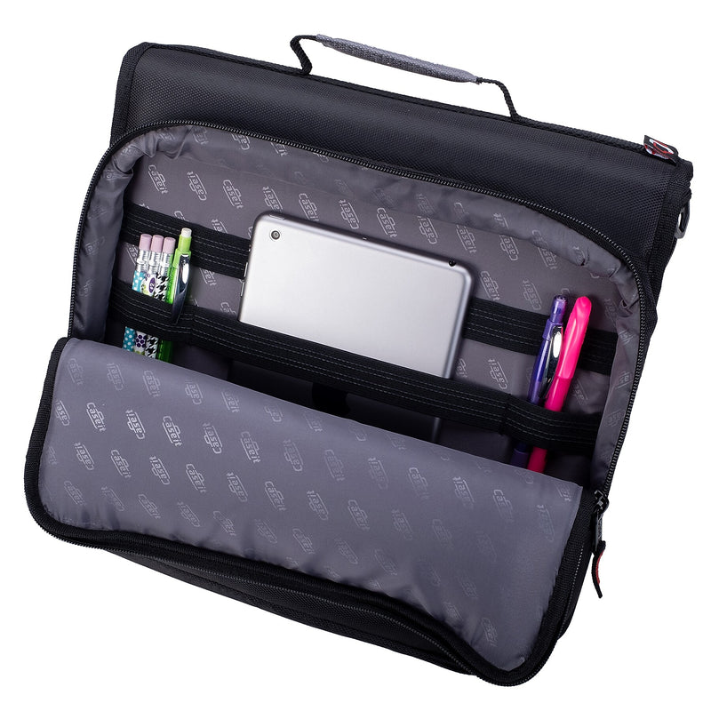Case It 2" 3-Ring Zipper Binders, Blue (LT-007BLU)