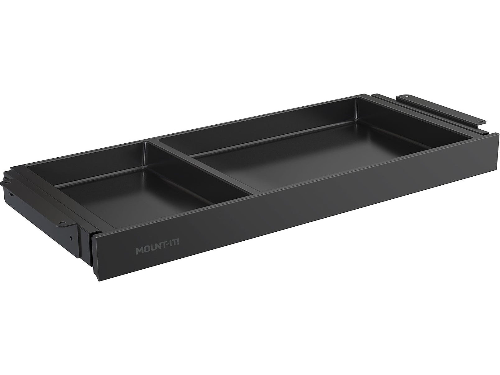 Mount-It! 2"H x 21"W Under-Desk Drawer, Black (MI-7294BLK)
