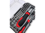 Apollo Tools 55-Piece Metric Tool Set, Black/Red (DT5024)