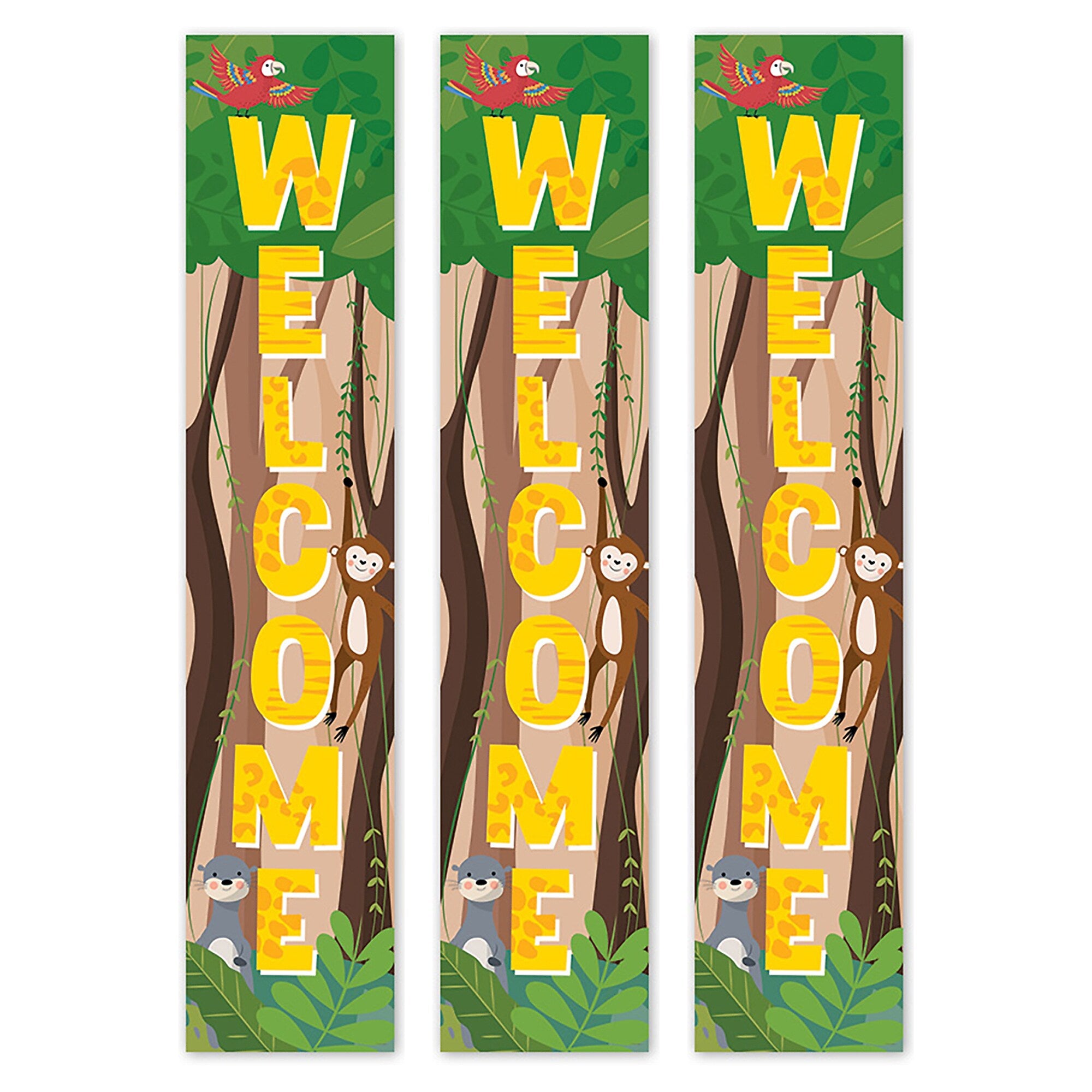 Creative Teaching Press Jungle Friends Welcome Banner, 3/Pack (CTP10935-3)