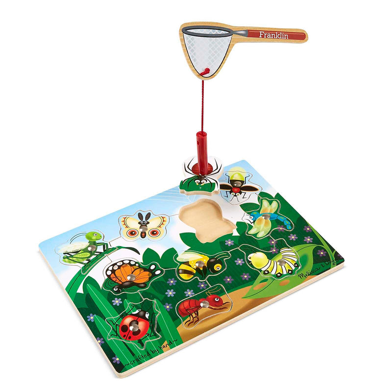 Melissa & Doug Bug Catching Game Magnetic Puzzle Game, 10 Pieces (LCI3779)