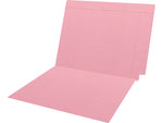 Medical Arts Press Kardex Match Reinforced End Tab File Folder, Straight Cut, Letter Size, Pink, 100/Box (S-09482-PNK)