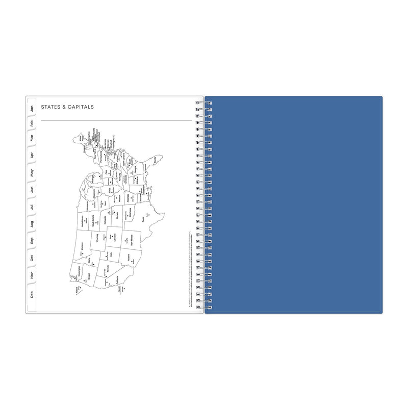 2026 Blue Sky Savoy 8.5" x 11"  Weekly & Monthly Planner, Plastic Cover, Multicolored (148762-26)
