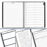 2026 AT-A-GLANCE 8" x 10" Calendar Year/Monthly Planner, Faux Leather Cover Black (70-130-05-26)