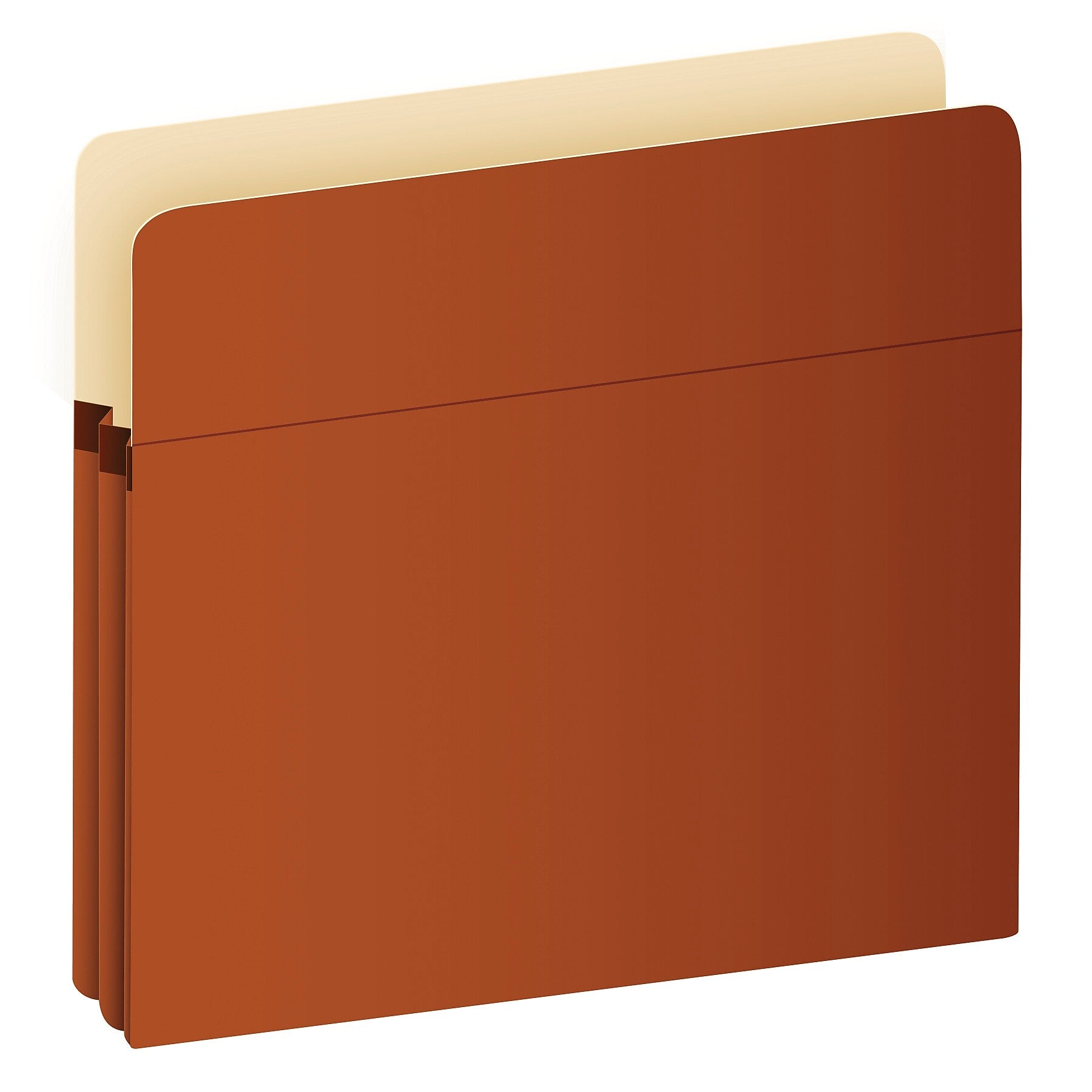 Pendaflex Heavy Duty Reinforced File Pocket, 1 3/4" Expansion, Letter Size, Brown (S14C)