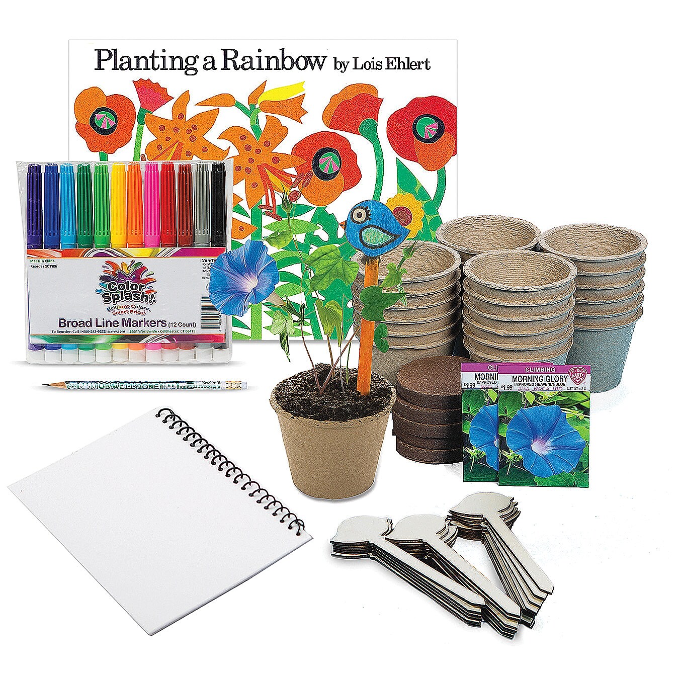 S&S Planting a Rainbow Creative Reads Book & Activity Kit (LR4562)