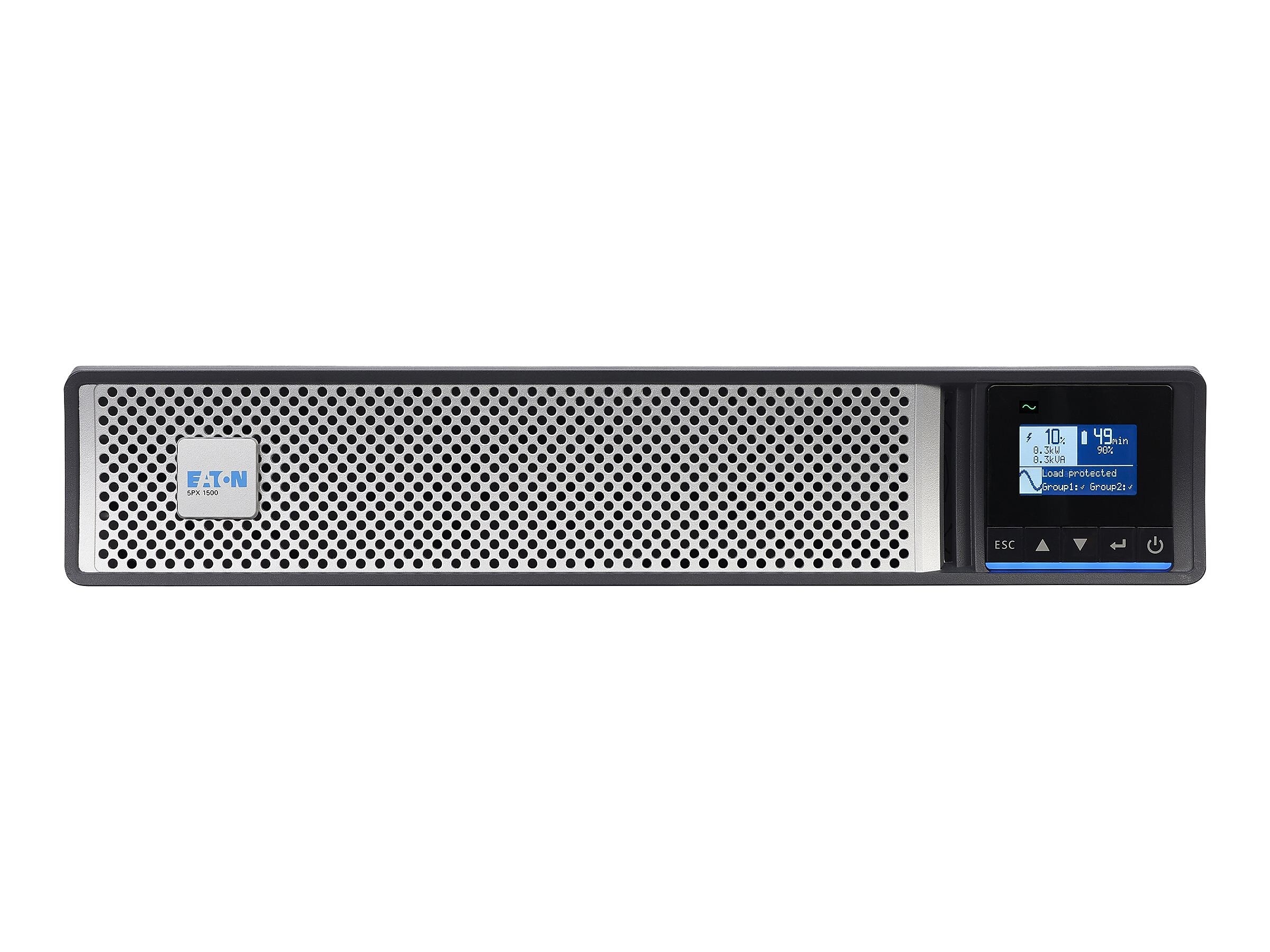 Eaton 5PX 1440VA 2U UPS, 8-Outlet, Silver/Black (5PX1500RTG2)