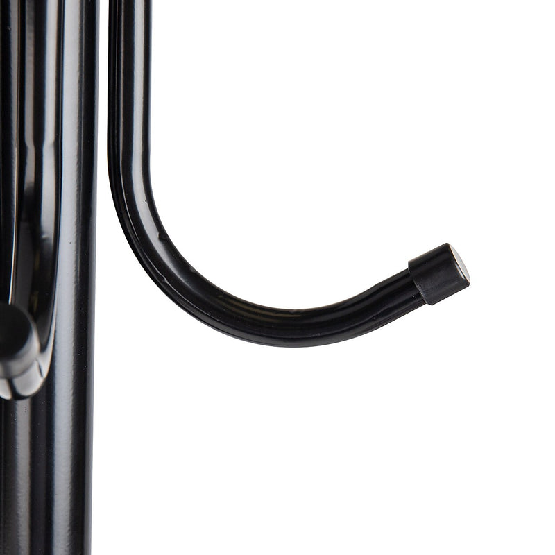 Mind Reader Freestanding Coat Rack, Multi-Hook Organizer, Black, Metal (CRACK11-BLK)