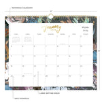 2026 Blue Sky Kelly Ventura Midnight Garden 17" x 11" Monthly Desk Calendar (149058-26)