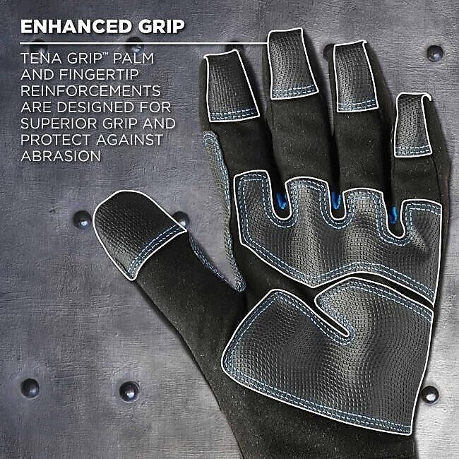 ProFlex 818WP Performance Thermal Waterproof Utility Gloves, Black, Large (17384)