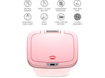 Nine Stars Plastic Sensor Trash Can, 3.2-Gallon, Pink (DZT-12-5PK)