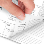 2026 AT-A-GLANCE Executive 8.75" x 6.5" Weekly & Monthly Appointment Book Refill, White/Black (70-908-10-26)