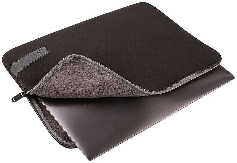 Case Logic Reflect 14" Polyester Laptop Sleeve, Shock Absorbing, Black (3203947)