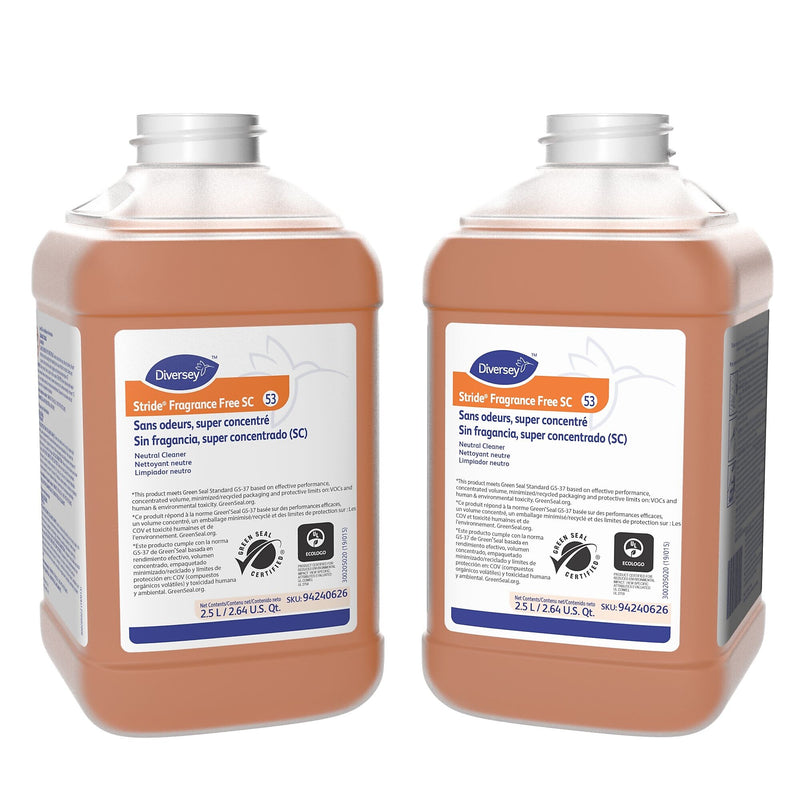 Stride Fragrance-Free All-Purpose Cleaners & Spray, 2.5 Gallons, 2.5 Liter, 2/Carton (94240626)