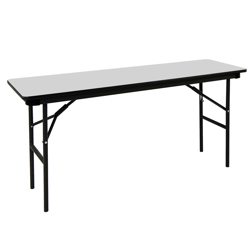 ICEBERG OfficeWorks 18" x 60" Laminate Folding Table, Gray (55277)