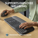 Logitech Ergo Series Wave Keys For Business Ergonomic Keyboard (920-012058)