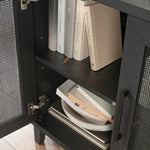 Sauder Tiffin Line 30" Storage Cabinet with 2 Shelves, Raven Oak (433270)