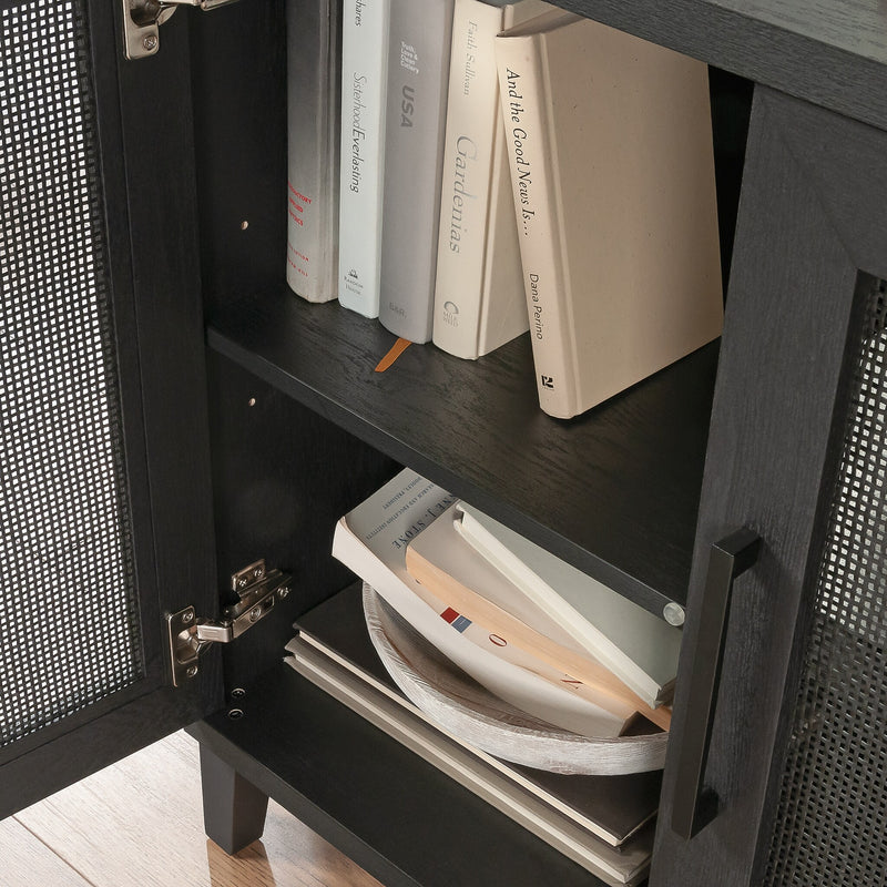Sauder Tiffin Line 30" Storage Cabinet with 2 Shelves, Raven Oak (433270)
