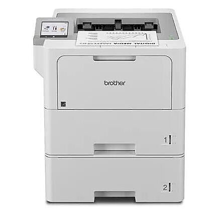 Brother Enterprise Monochrome Laser Printer with Dual Paper Trays (HLL6415DWT)