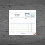 Purchase Order Book, 5-3/4" x 8-1/2", Full Page, 3 part, 100 sets per book , Qty 8
