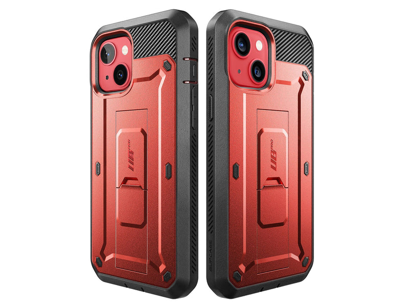 SUPCASE Unicorn Beetle PRO Metallic Red Rugged Case for iPhone 14 (SUP-iPhone2021/22-6.1-UBPro-SP-Ruddy)