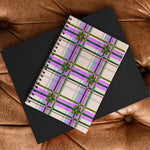 DENY Designs Colorful Stripes Fusion 1-Subject Professional Notebooks, 5.5" x 8.25", Dotted, 60 Sheets (89123-NOBS01)