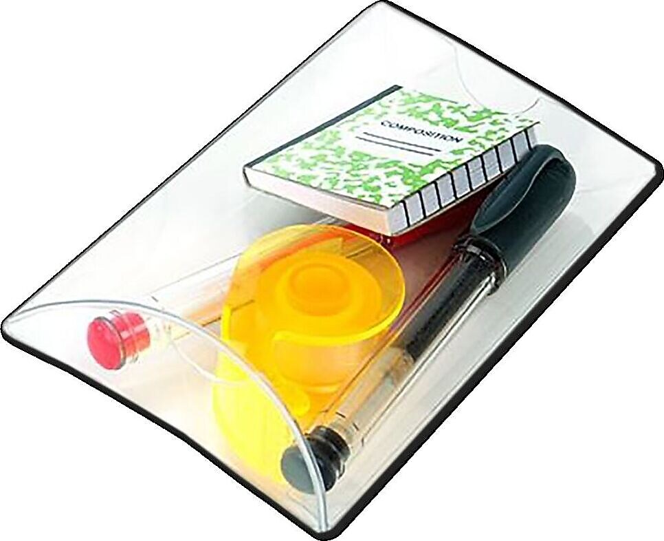 JAM Paper Gift Boxes, Clear, 25/Pack (CB-PB100NH)