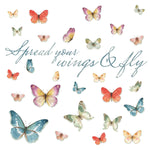 York Wallcoverings Lisa Audit Butterfly Quote Wall Decals (RMK3263SCS)