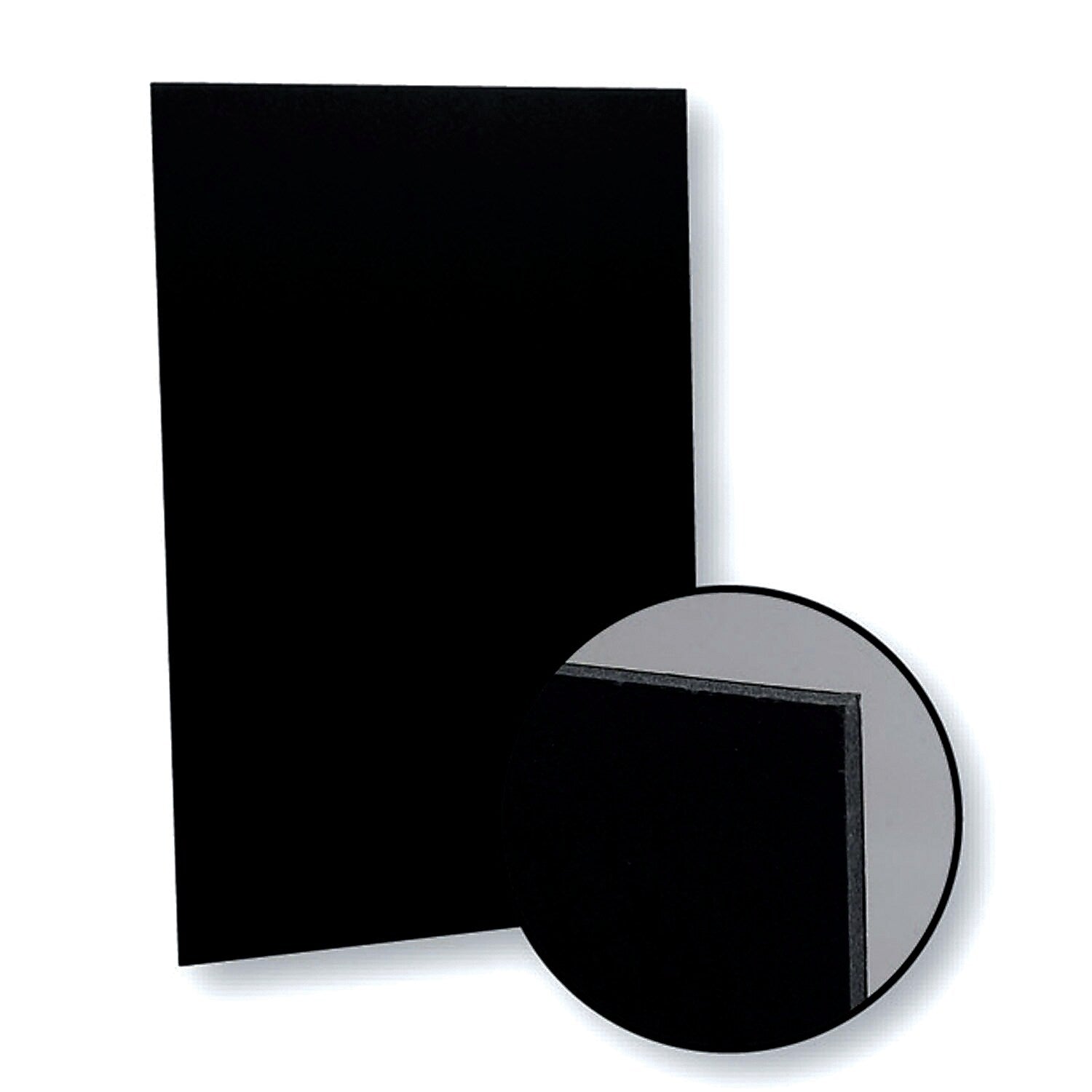 Flipside Foam Display Board, 30" x 20", Black, 25/Carton (20308-25)