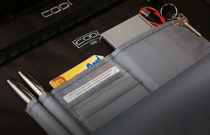 CODi Terra Laptop Hybrid Briefcase/Backpack, Black (TER305-10)