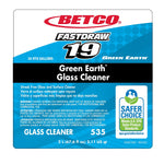 Betco FASTDRAW 19 Green Earth Streak-Free Glass & Surface Cleaner, 67.6 oz., 4/Carton (5354700)