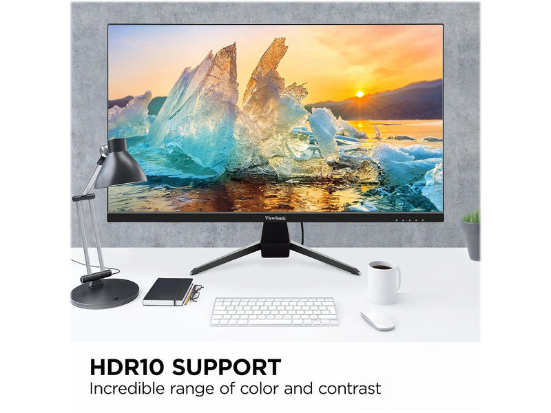 ViewSonic Thin-Bezel 27" 75Hz LED Monitor, Black (VX2767U-2K)