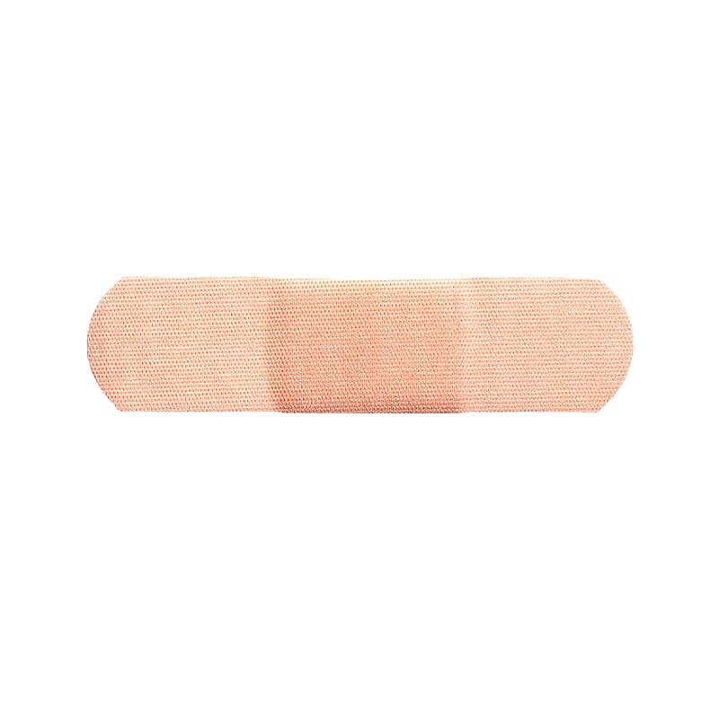 Dynarex DynaSafety 3/4" x 3" Fabric Adhesive Bandages, Beige, 100 Bandages/Box, 24 Boxes/Carton (3611)