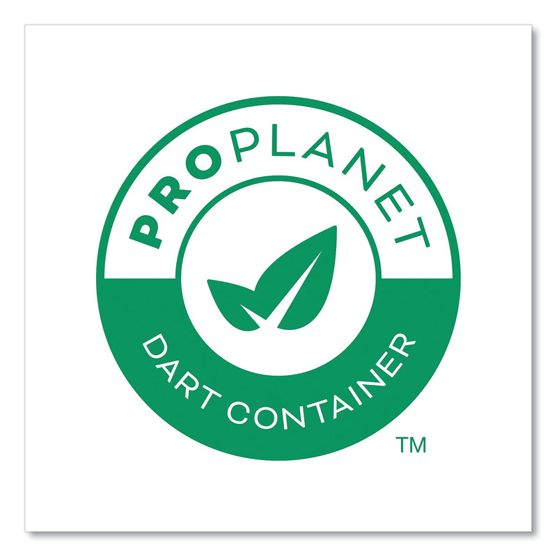 SOLO Compostable Paper Hot Cups, ProPlanet Seal, 10 oz, White/Green, 1,000/Carton
