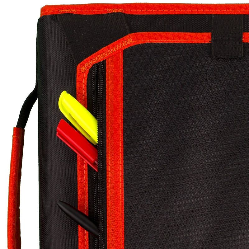 Five Star 2" 3-Ring Zipper Binders, D-Ring, Assorted Colors (29052)