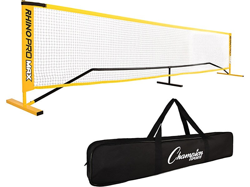 Champion Sports Rhino Port-A-Net Set, Yellow/Black (PA14SET)