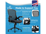 Click365 Ergonomic Fabric/Mesh Swivel Task Chair, Black (CCHR10003A)