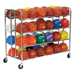 Champion Sports 48-Ball Double Wide Ball Cart