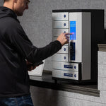 KwikBoost 8-Bay Self-Service Charging Locker, White (CHSL001)