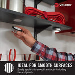 Velcro Extreme Fasteners, 1" x 10', Black (VEL91843)