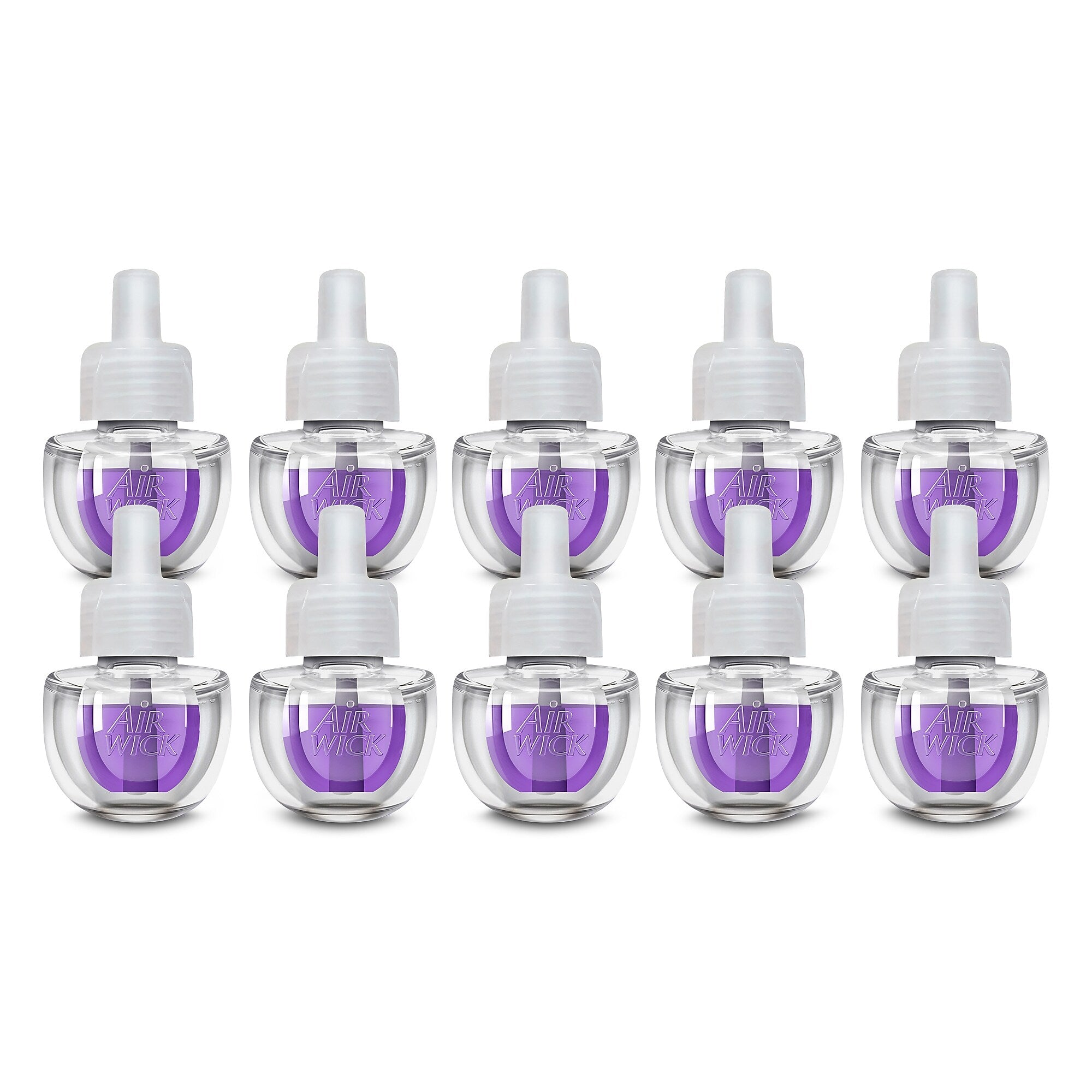Air Wick Essential Oils Scented Oil Refill, Lavender & Chamomile, 0.67 fl. oz., 10/Pack (01919)