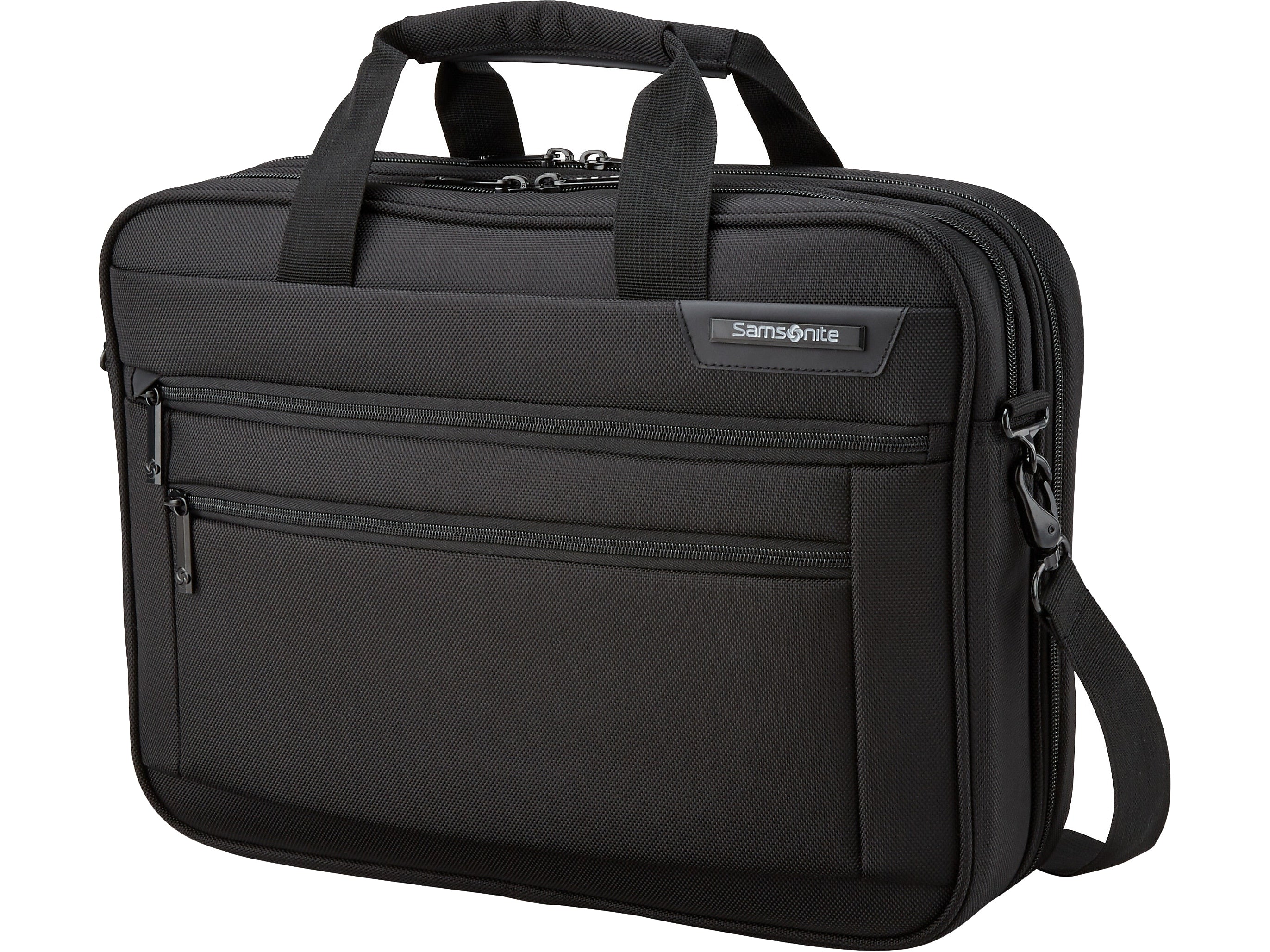 Samsonite Classic Business 2.0 Laptop Briefcase, Black Polyester (141271-1041)