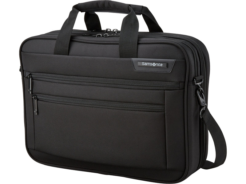 Samsonite Classic Business 2.0 Laptop Briefcase, Black Polyester (141271-1041)