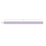 Teacher Created Resources Border Trim, 2.19" x 2.92', Composition Purple Scalloped, 12/Pack, 6 Packs/Bundle (TCR9317-6)