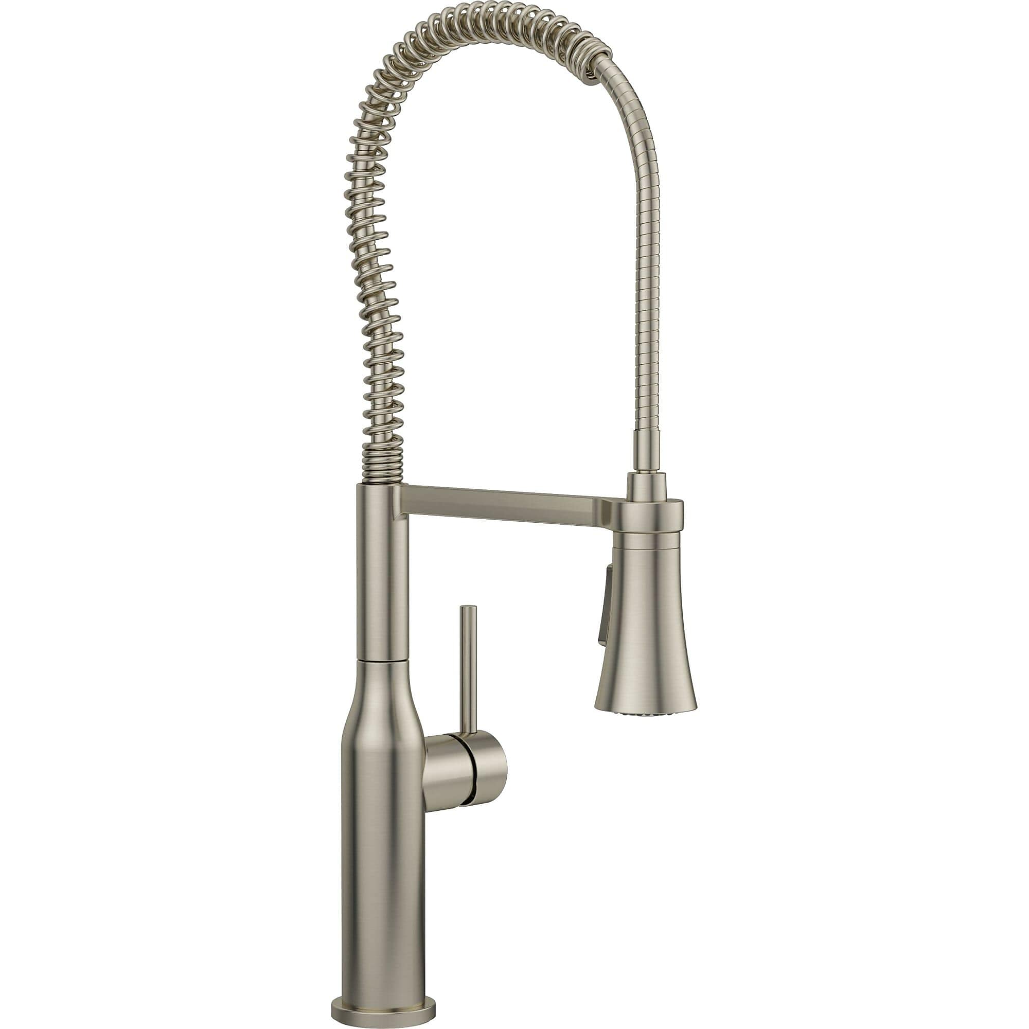 PROFLO Basque 1.5 GPM Single Hole Pre-Rinse Pull Down Kitchen Faucet (PFXC5017ZBN)