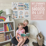 Hadley Designs 11" x 14" Boho Reading Posters For Classroom Library Decor, 6/Set (HDDX004A2EQN7)
