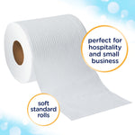 Cottonelle Ultra CleanCare Toilet Paper, 1-ply, White, 170 Sheets/Roll, 48 Rolls/Case (12456)