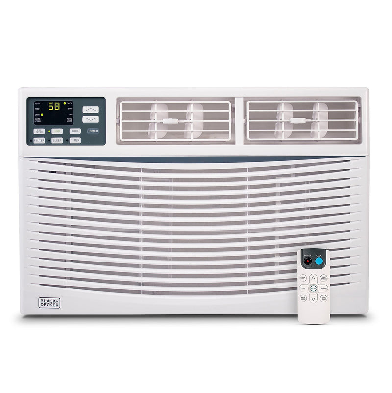 Black & Decker 115-Volt 10,000 BTU Window Air Conditioner with Remote, White (BWAC10WTB)