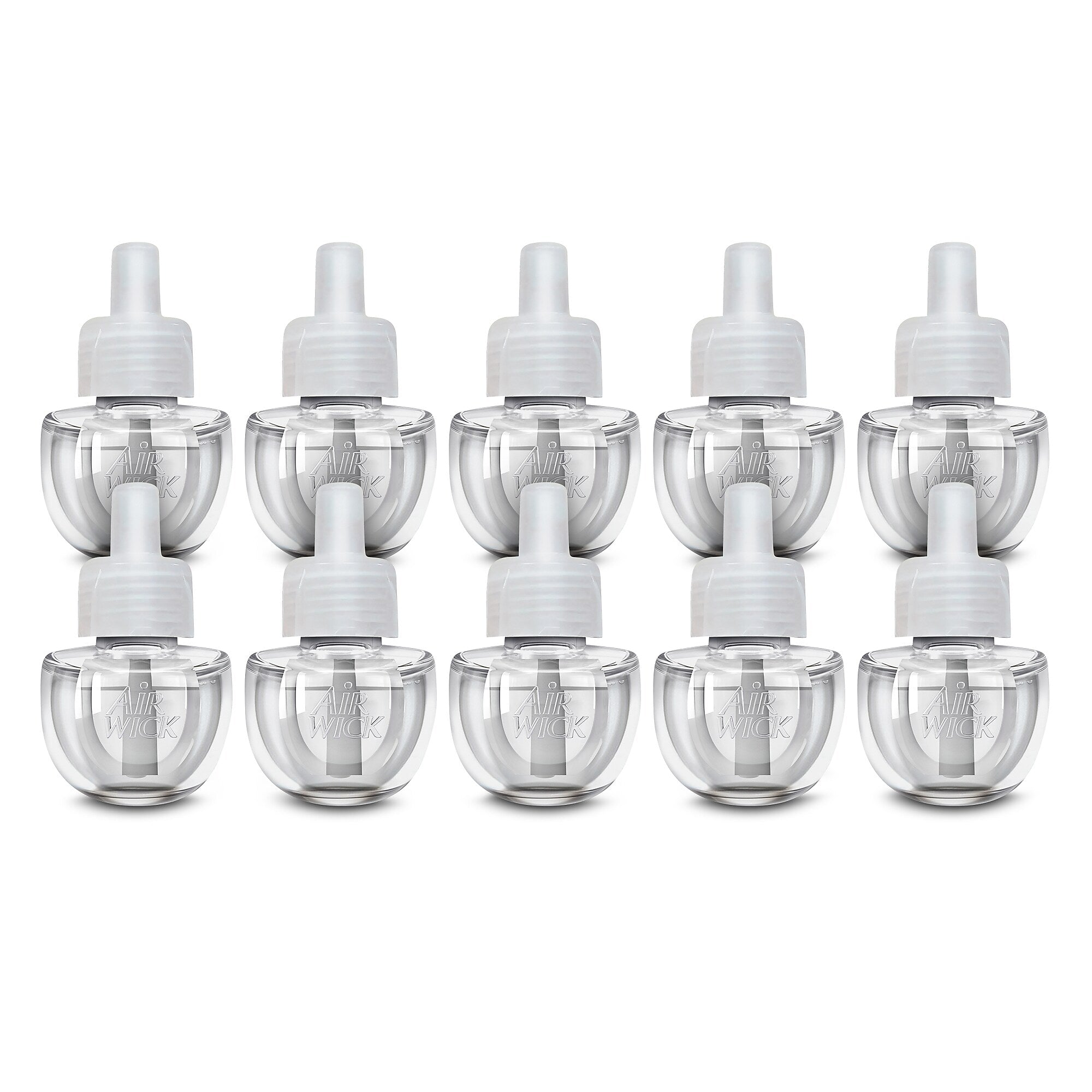 Air Wick Essential Oils Scented Oil Refill, Fresh Waters, 0.67 fl. oz., 10/Pack (01920)